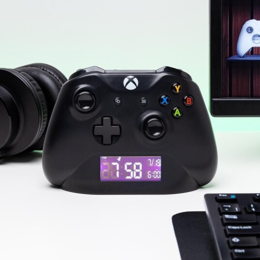 Paladone - XBOX Black - Vekkerklokke Paladone - XBOX Black - Vekkerklokke