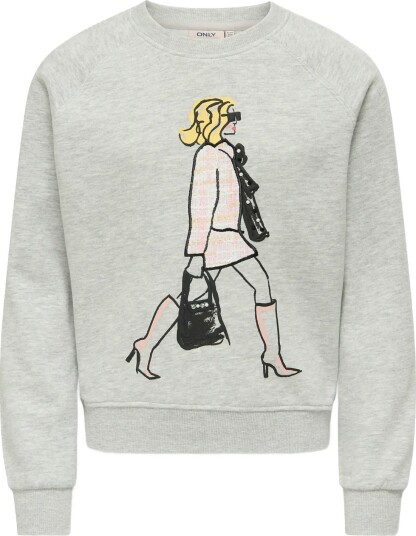 Kids Only Koglabinet L/S O Neck Swt Grey 134 140