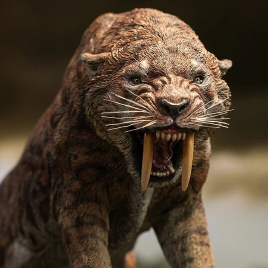 Wonders of the Wild Series Smilodon Statue Wonders of the Wild Series Smilodon Statue