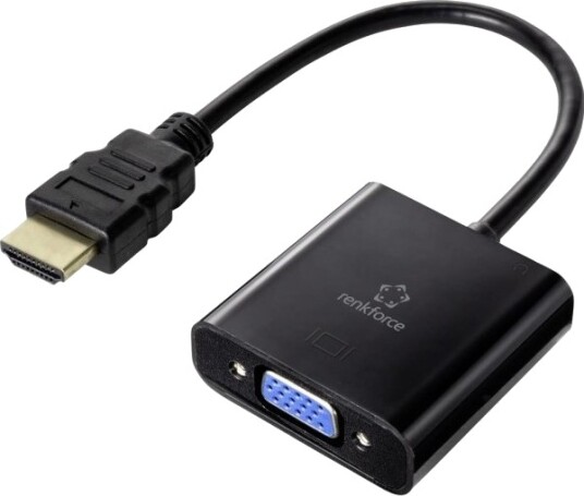 Renkforce Rf 4531578 Hdmi Vga 3.5 Mm 0,15 M Svart