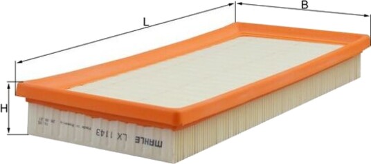 Luftfilter KNECHT LX 1143 Luftfilter KNECHT LX 1143