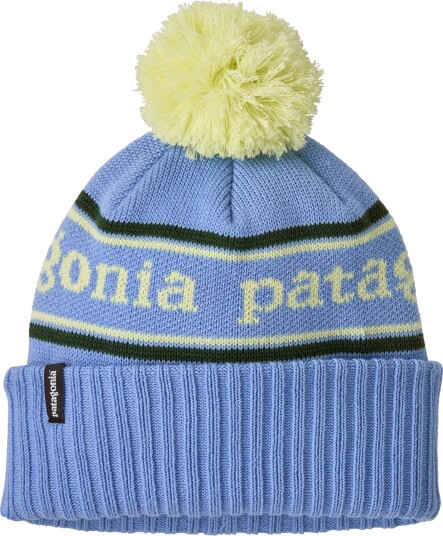 Patagonia Kids" Powder Town Beanie Park Stripe: Diver Blue One Size