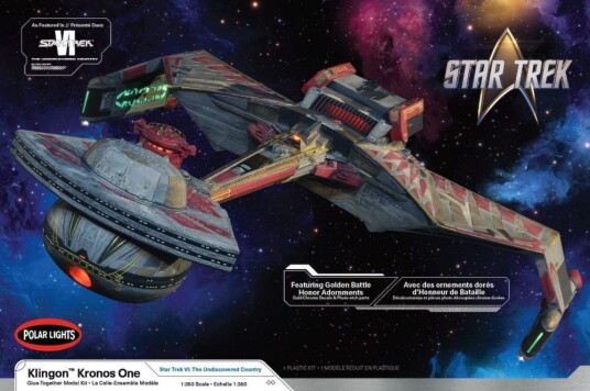 Polar Lights 1/350 Star Trek 6: The Undiscovered Country Klingon Kronos One
