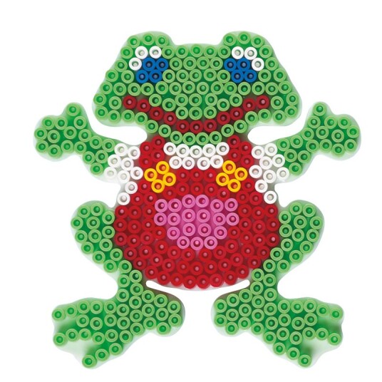 Hama Ironing Beads Pegboard-Frog