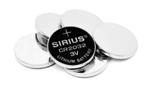 SIRIUS Decopower batteri CR2032, 6 stk