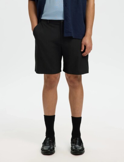 Selected Slhregular Robert Flex Shorts Noos Black S Selected Slhregular Robert Flex Shorts Noos Black S