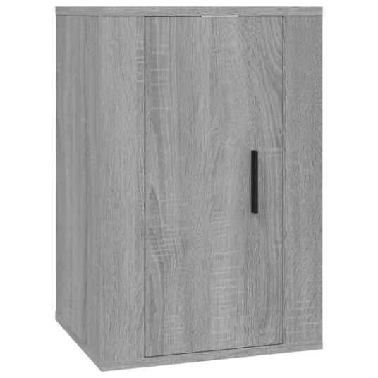 vidaXL Vegghengte TV-benker 2 stk grå sonoma 40x34,5x60 cm 8720845667788