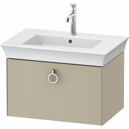 Duravit White Tulip Servantskap 1 skuff 68,4x45,8x41 cm Taupe Høyglans