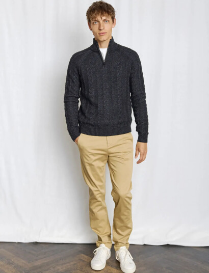 Bruun & Stengade Bs Askel Regular Fit Knitwear - Grey - M