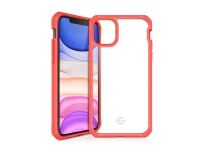 ITSKINS HYBRID SOLID cover til iPhone 11 / XR®. Koral og gennemsigtig