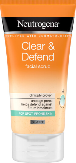 Neutrogena Clear & Defend Daily Facial Scrub 150 ml