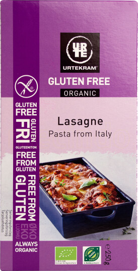 Urtekram Pasta Lasagne Glutenfri 250g