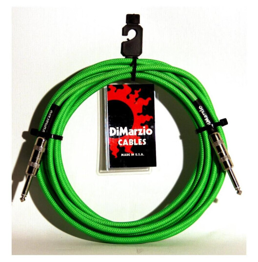Dimarzio Ep1718ssgn Instrumentkabel Braided 5,4 M. Neon Grønn Dimarzio Ep1718ssgn Instrumentkabel Braided 5,4 M. Neon Grønn