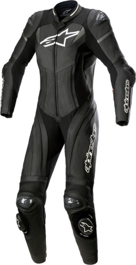 Alpinestars Stella GP Plus Ladies 1-delt motorsykkel skinndrakt 42 Svart Hvit