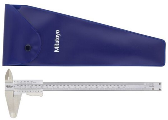 Mitutoyo Nonieskjutmått 531-129 Med Momentlåsning 0-200mm, 0,02mm, Flat Sticka