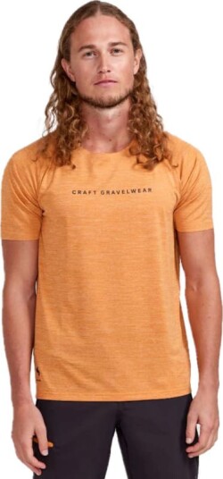 Craft Men's Adv Gravel Short Sleeve Tee Oransje L Man