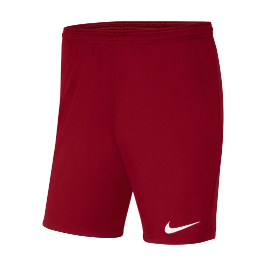 Nike Dri-FIT Park 3 Knit Soccer, fotballshorts herre M TEAM RED/WHITE