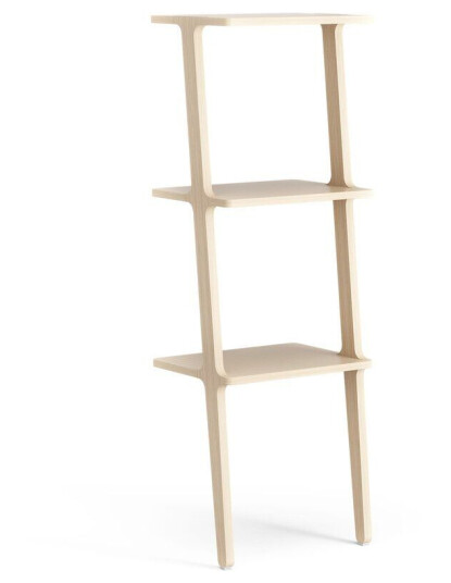 Swedese Libri hylle 3 hylleplater Lakkert ask