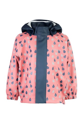 Stormberg Stormflod Rain Jacket Kids Faded Rose / Dress Blues 98