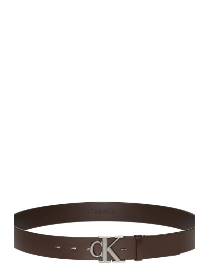 Calvin Klein Ck Buckle Tumbled 35Mm - Brown - 105 Calvin Klein Ck Buckle Tumbled 35Mm - Brown - 105