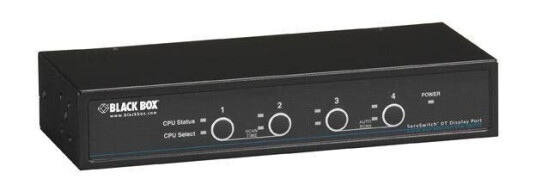 BLACK BOX DT KVM Switch - DP Audio USB 2.0 4-Port