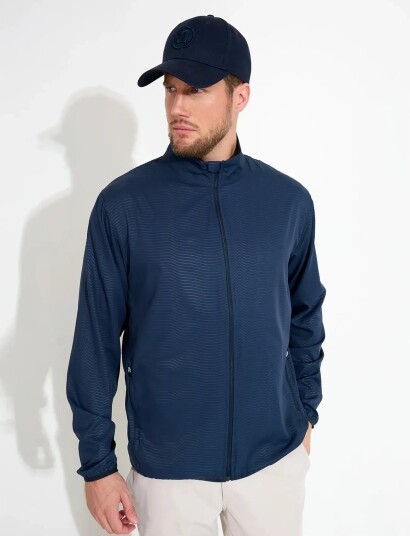Abacus Mens Lanark Classics Stretch Windjacket   Navy   XXXL