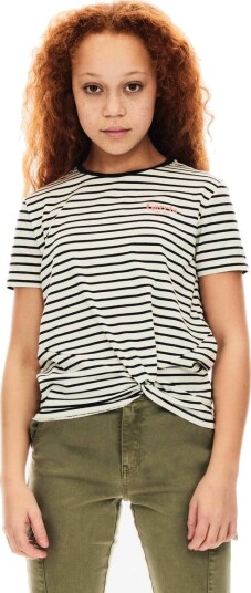 Garcia Stripete T Skjorte Off white (176 /16 år)