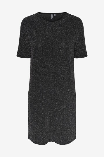 pieces Kjole pcLina SS O neck Short DresSvart