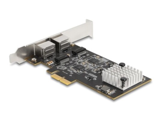 Delock Pci Express X2-Kort For 2 X Rj45 5 Gigabit Lan Rtl8126 Delock Pci Express X2-Kort For 2 X Rj45 5 Gigabit Lan Rtl8126