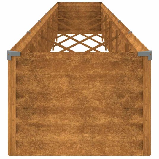 vidaXL Høybed 580x50x36 cm cortenstål