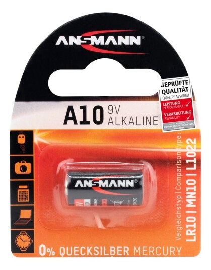 Ansmann 9V Alkalisk Batteri 10A - Universalt Batteri Ansmann 9V Alkalisk Batteri 10A - Universalt Batteri