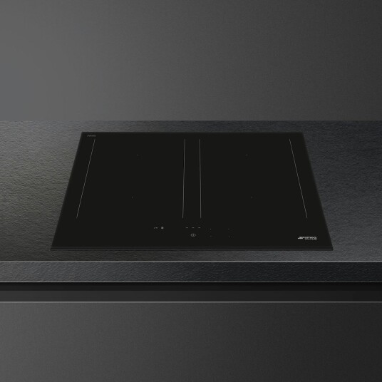 Smeg SIM3644D 60 cm Induksjonstopp med Flexi-soner og Booster, Svart