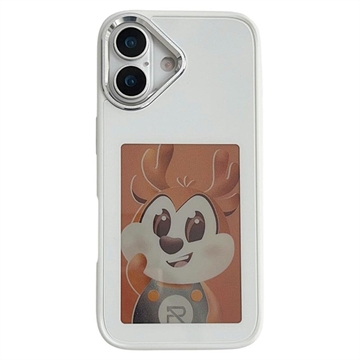 iPhone 17 InkZone DIY E Ink NFC deksel Hvit