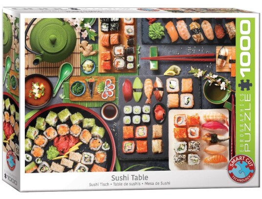 Eurographics Puslespill 1000 Brikker Sushi Bord
