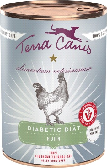 Terra Canis VĂĽtfĂ´r Alimentum Veterinarium Diabetikerkost Kylling 6 X 400 G Terra Canis VĂĽtfĂ´r Alimentum Veterinarium Diabetikerkost Kylling 6 X 400 G
