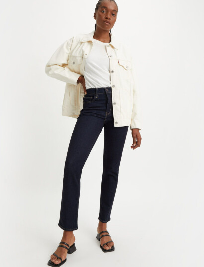 Levi"s® 724 High Rise Slim Straight - Blue - 25 x 30
