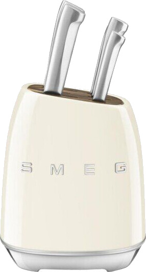 Smeg Knivblokk m/6 kniver KBSF02 krem