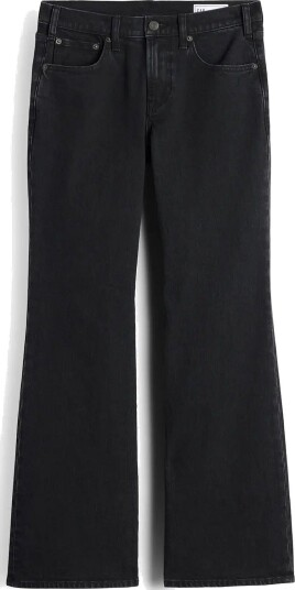 GAP Mid Rise Relaxed Flare Jeans From The Gap Collection   BLACK WASH   28 Regular
