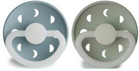 FRIGG Moon Phase Rund Silicone Stone Blue Night/Sage Night   Flere størrelser