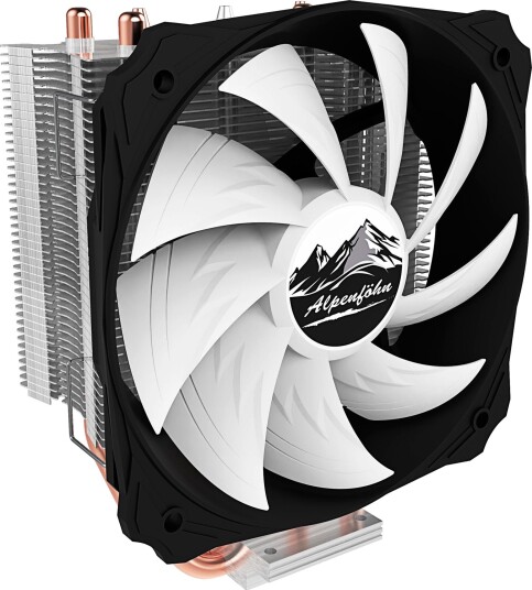 Alphacool Ben Nevis CPU-kjøler til kabinett 120mm Sort/Kobber/Sølv/Hvit