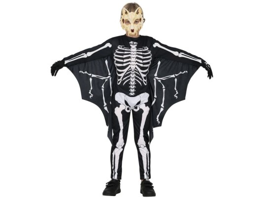 Fiesta Flagermus Skelet Kostume
