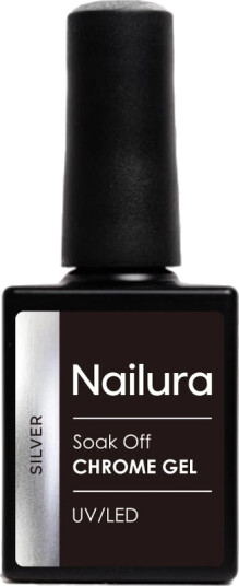 Nailura Chrome Base Gel 10 ml Silver Nailura Chrome Base Gel 10 ml Silver