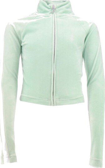 Juicy Couture Cardigan Velur   Grå Jade   Juicy Couture   XXS   Xtra Xtra Small   Cardigan   Grønn