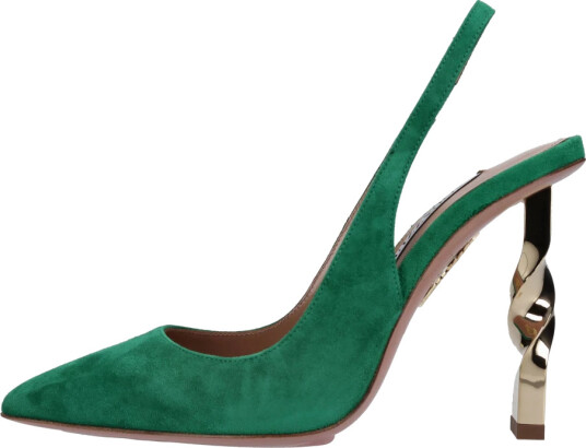 Aquazzura Dame Sko Grønn 39 EU,