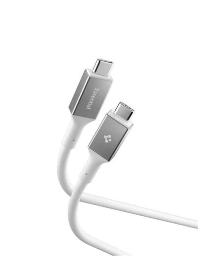 Spigen Essential USB C to USB C 240W White ACA08776 Spigen Essential USB C to USB C 240W White ACA08776