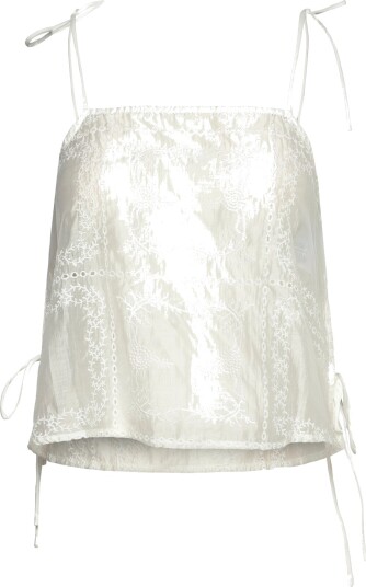 ROUGE EDIT Rouluca Singlet Top/Pf   White   42