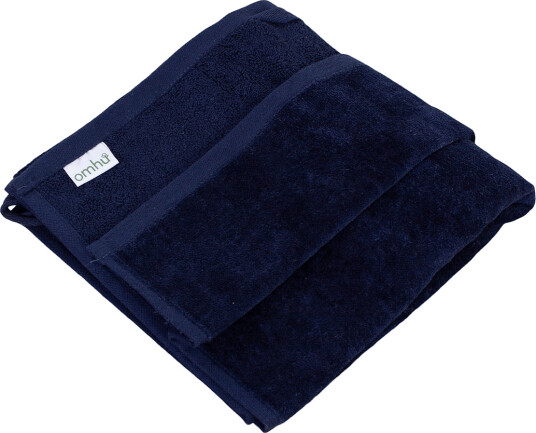 Omhu Økologisk Håndklæde   Frotté/Velour   Navy   70X140CM