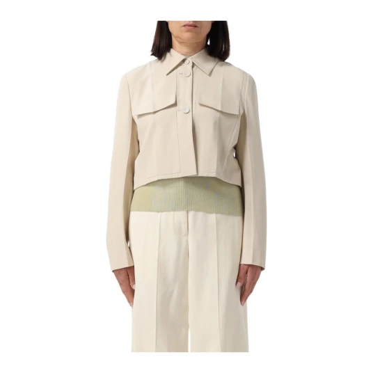 Fendi Dame Jakker Beige M, Fendi Dame Jakker Beige M,