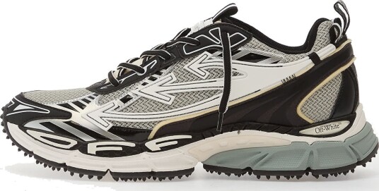 Joggesko Off White Ow Be Right Back Mesh Light Light Grey/ Black EUR 45