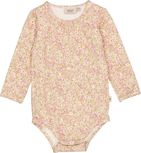 Rosa Blomstrete Wheat Liv LS Body (62 / 3 mnd)